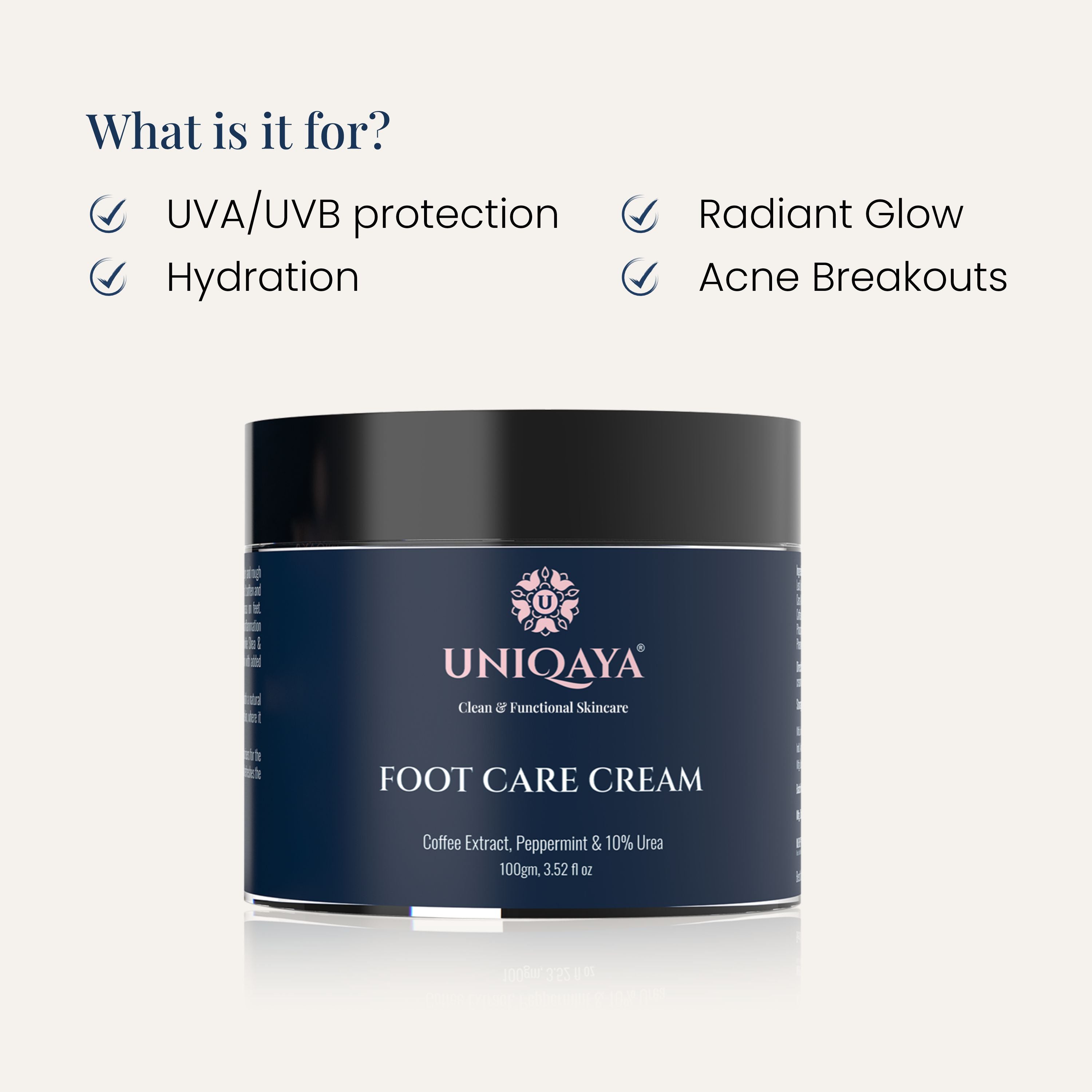 Uniqaya Foot Care Cream For Dry & Rough Heels