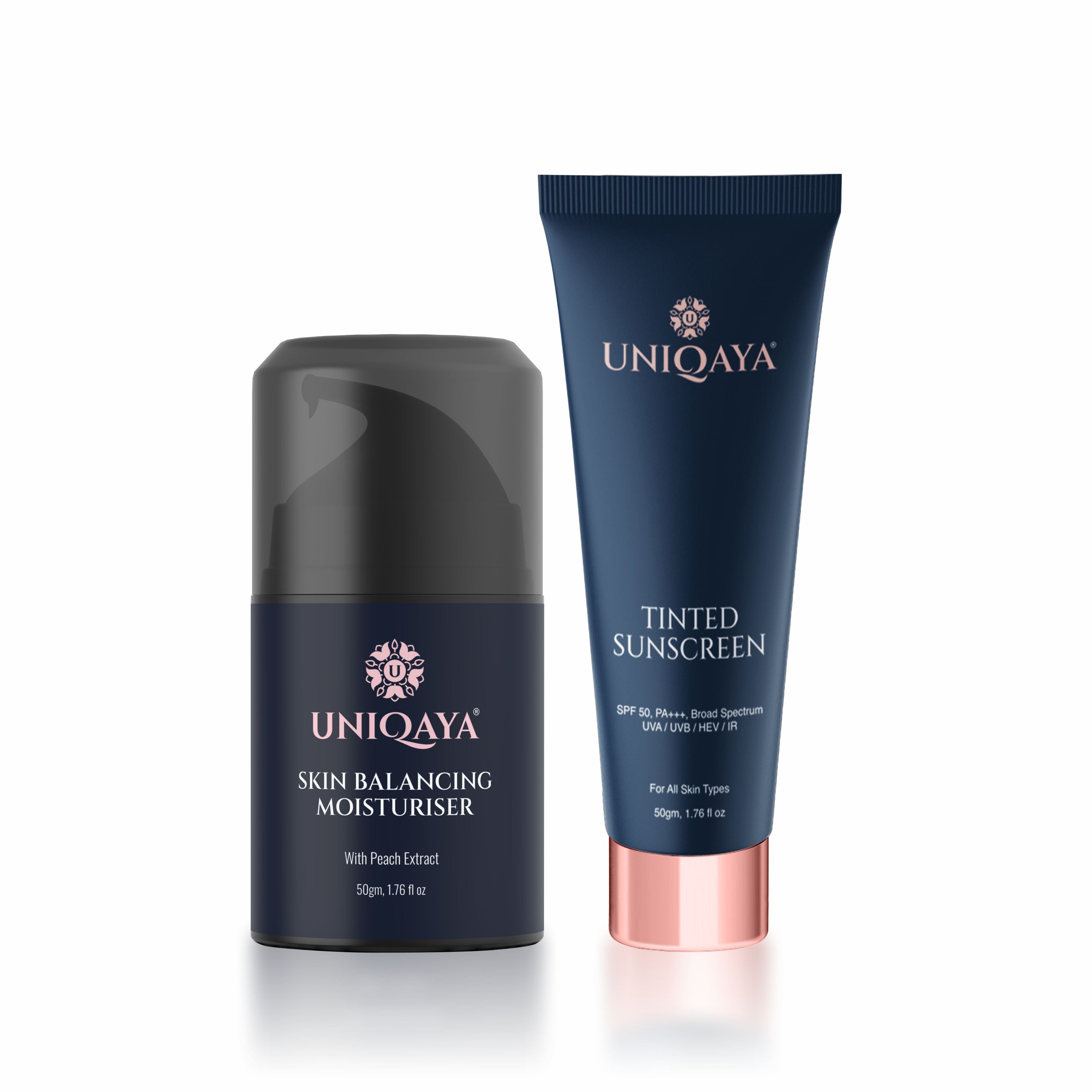 Uniqaya Skin Balancing Moisturiser and Tinted Sunscreen
