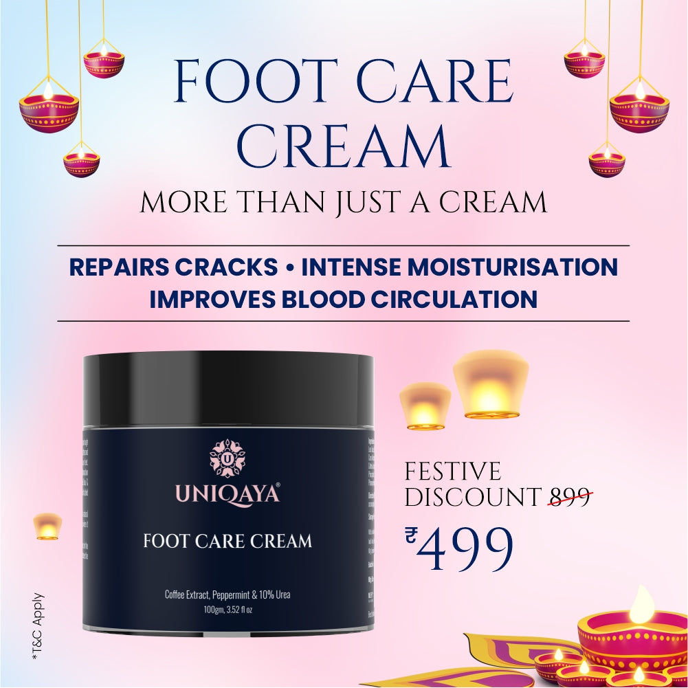 Uniqaya Diwali Sale Offer on Foot Care Cream