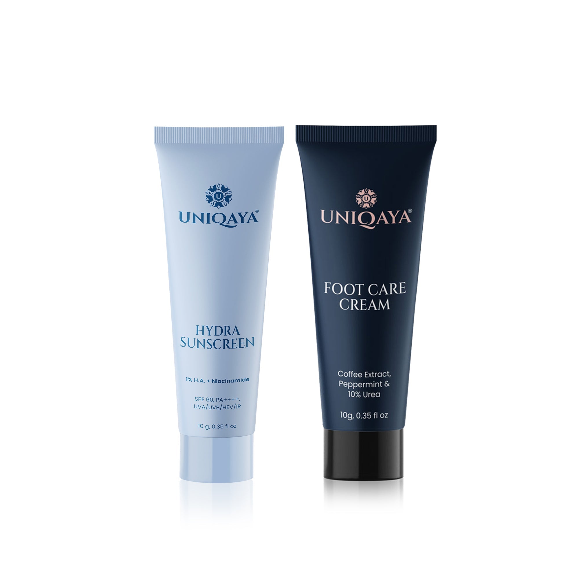 Uniqaya Hydra Sunscreen and Foot Cream Trial Pack