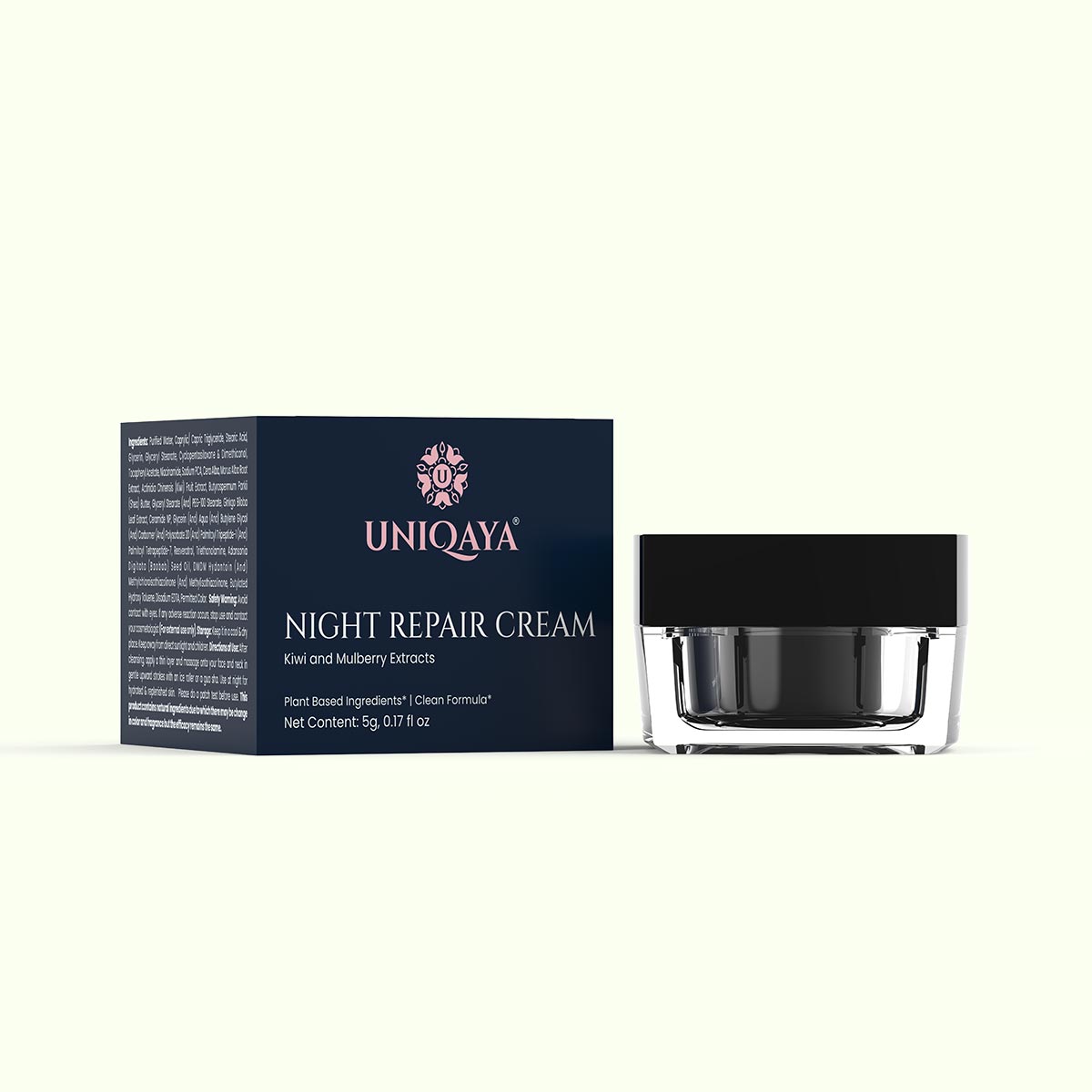 Uniqaya Niacinamide Night Cream For Glowing Skin  Anti-Ageing Cream For Men & Women, 5gm