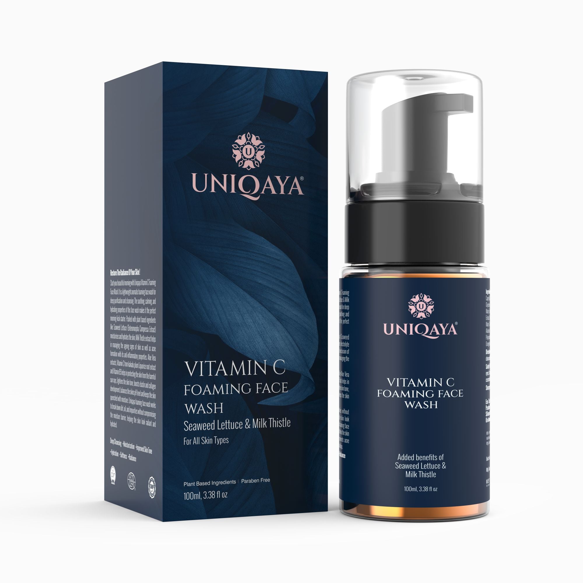 Uniqaya Vitamin C Foaming Face Wash For Skin Brightening
